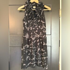 Adorable Black and Gray Sleeveless Dress